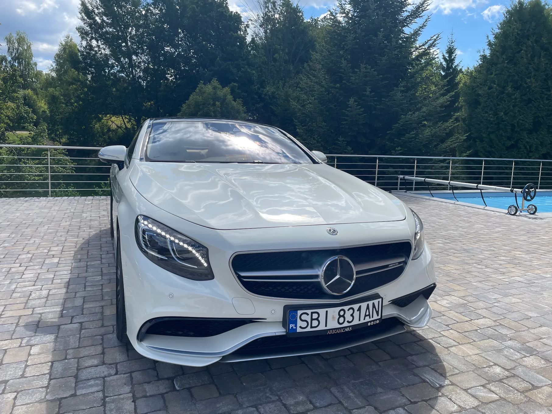 Mercedes-Benz Klasa S Mercedes S63 AMG Coupe, przebieg 2600km!, Japonia, 1 wł w Polsce