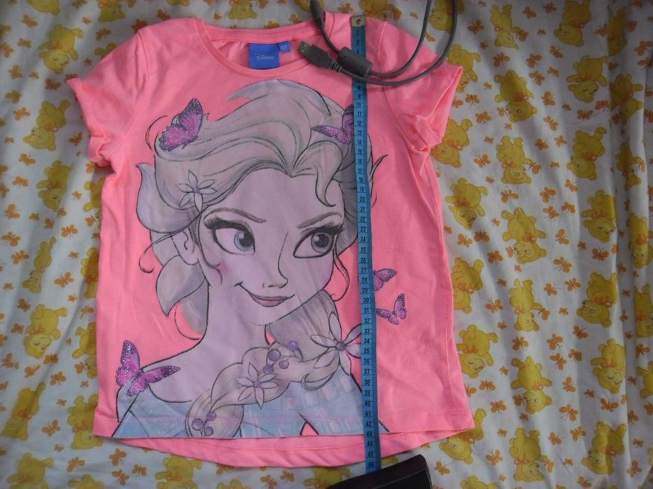 koszulka 122 Kraina Lodu, t-shirt 122 z krótkim rękawem podane wymiary