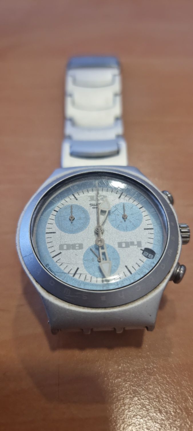 Relogio swatch azul