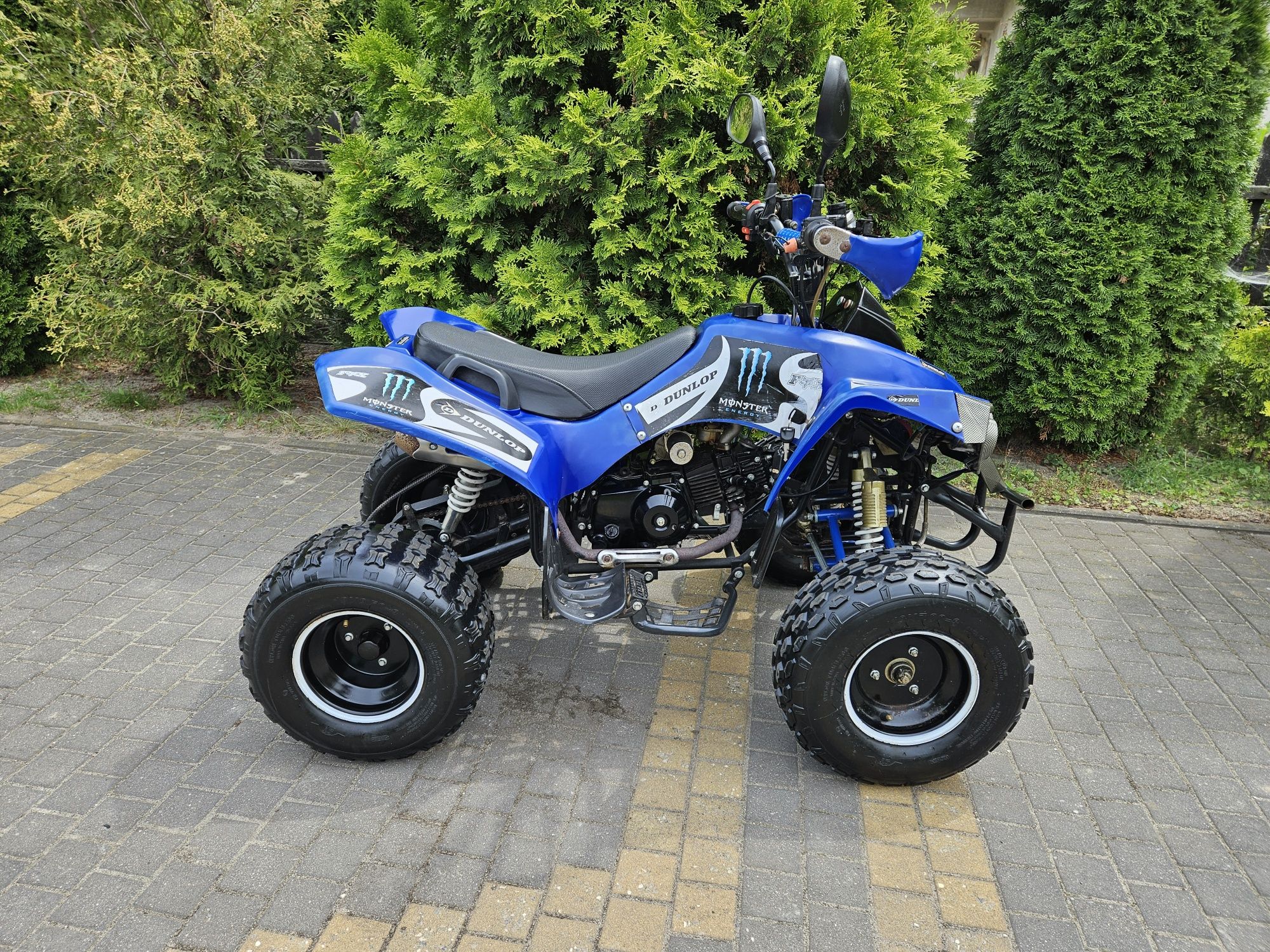 Quad Bombardier 125cc półautomat 3+1, 8", xtr kxd varia hummer