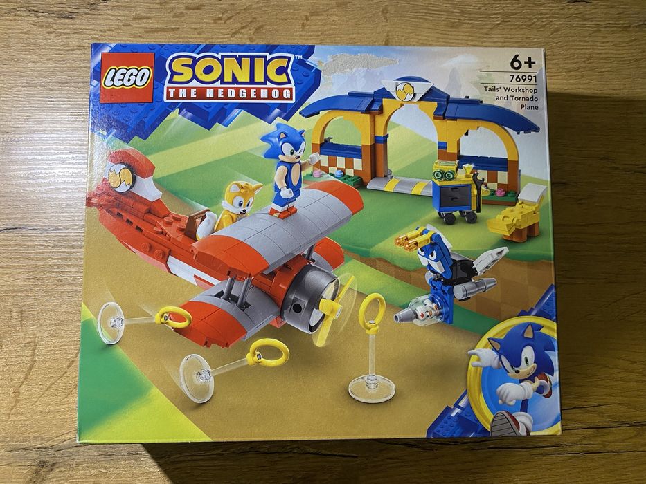 Lego Sonic the Hedgehog - Tails z warsztatem i samolot Tornado 76991