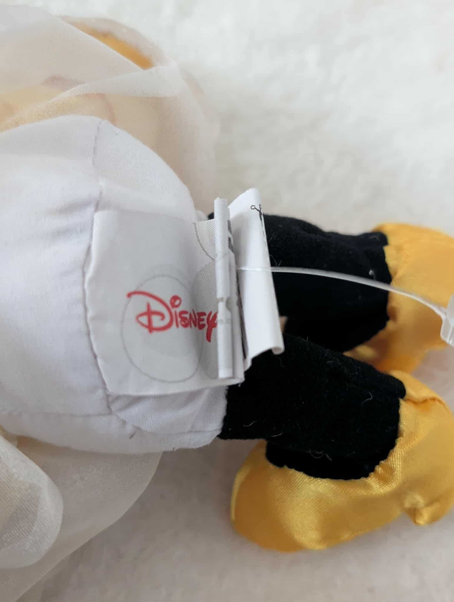Disney Store Minnie Mouse w złotej sukni maskotka kolekcjonerska