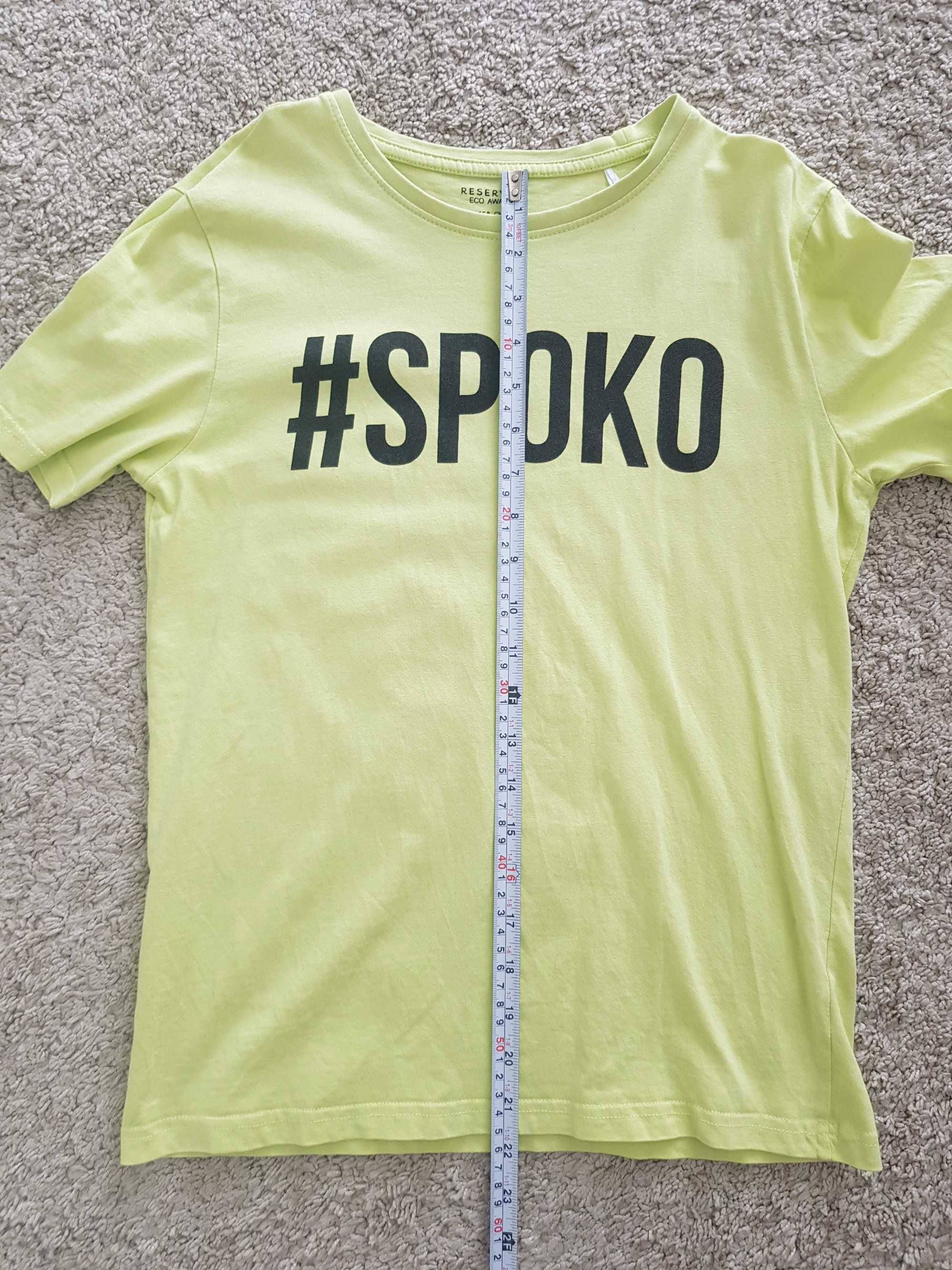 Koszulka kanarkowa-żółta Reserved, #spoko, roz. 158