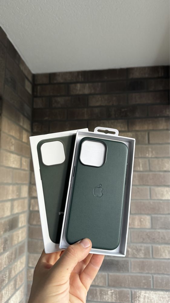 Skorzane Etui Iphone 15 Pro Max Green