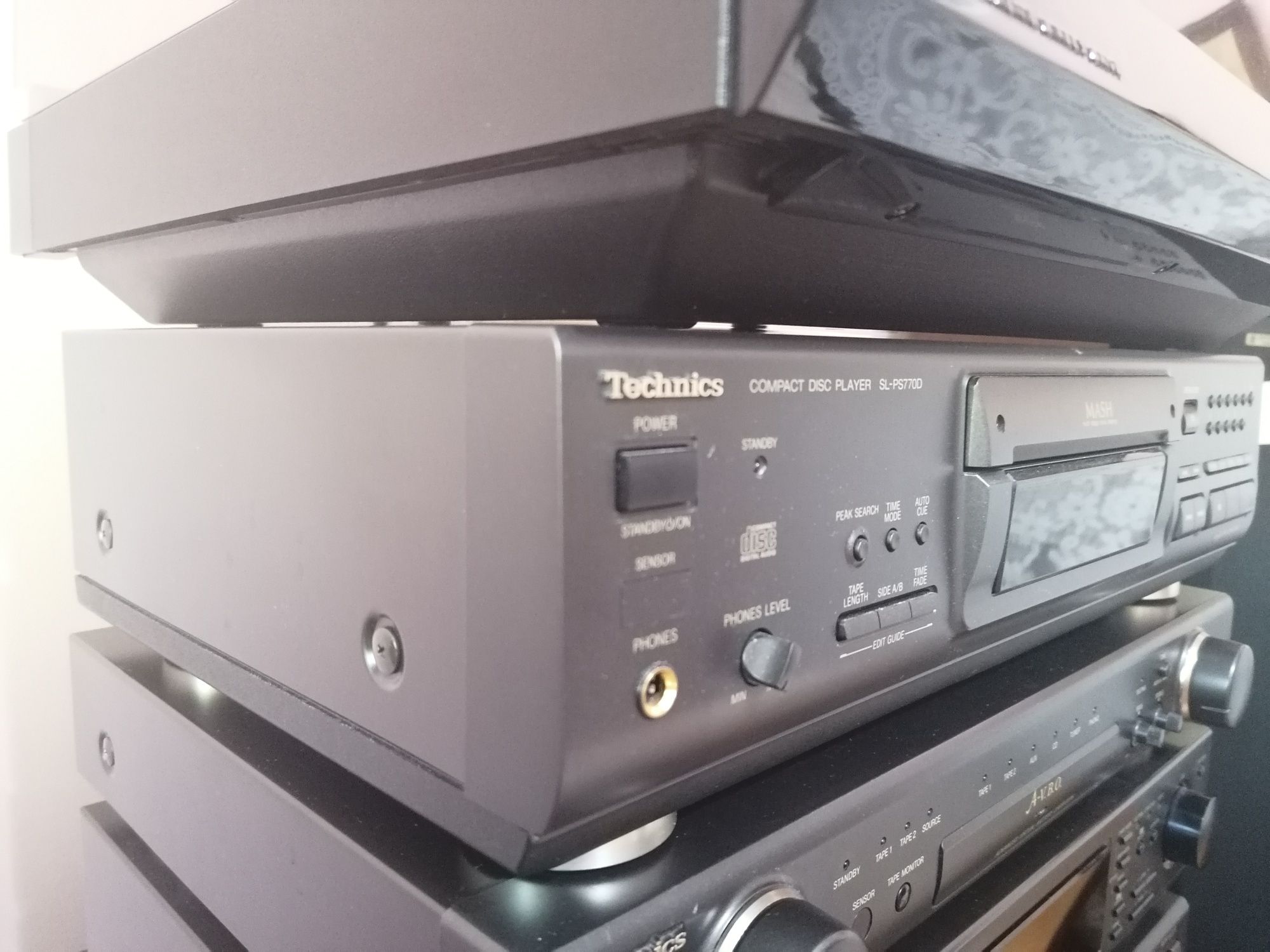 Technics wieża, gramofon Dual