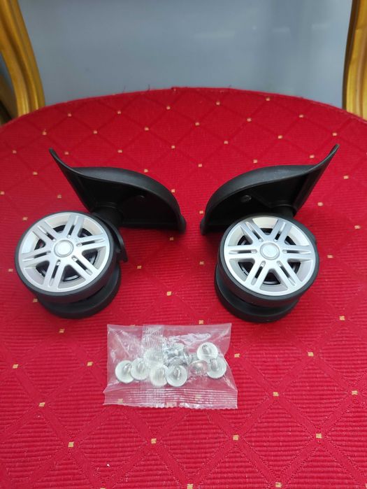 Kółka Obrotowe Koła Skrętne do Walizki Turystycznej Bagażu podróżnej