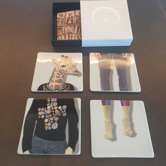 Conjunto de 4 bases para copos Christian Lacroix Maison - Vista Alegre