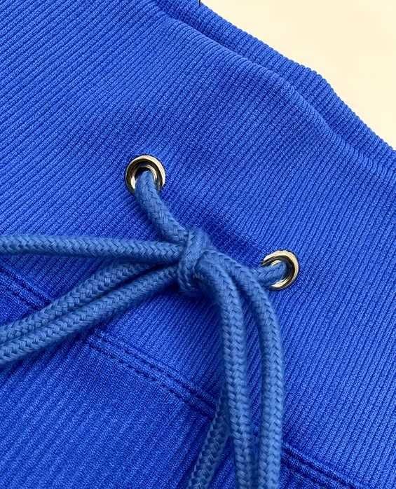 LEGGINSY XS CIEPŁE Wysoki Stan SPORTOWE prążkowane eleganckie