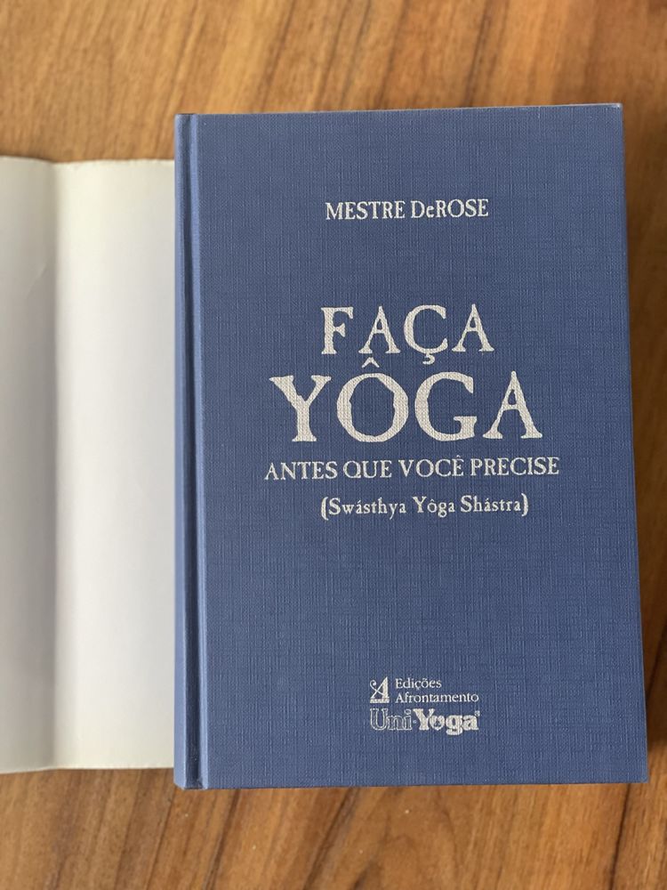 Livro Faça Yoga antes que vice precise