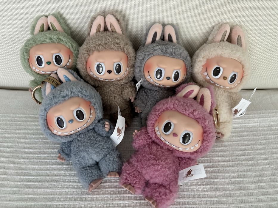 Labubu - set completo da exciting macarron series (ainda fechado)