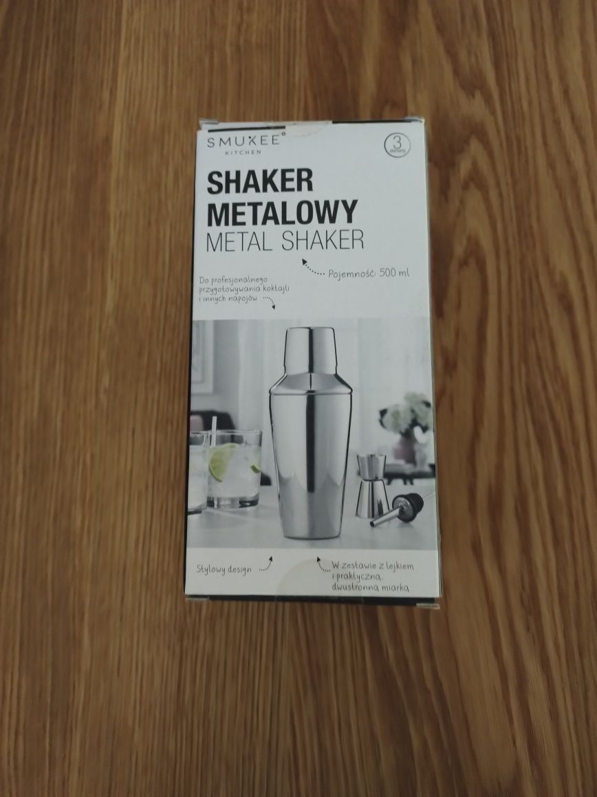 Shaker metalowy 500ml