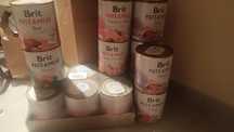 Karma dla psów Brit Pate & Meat 15 puszek 800g. Okazja. Polecam.