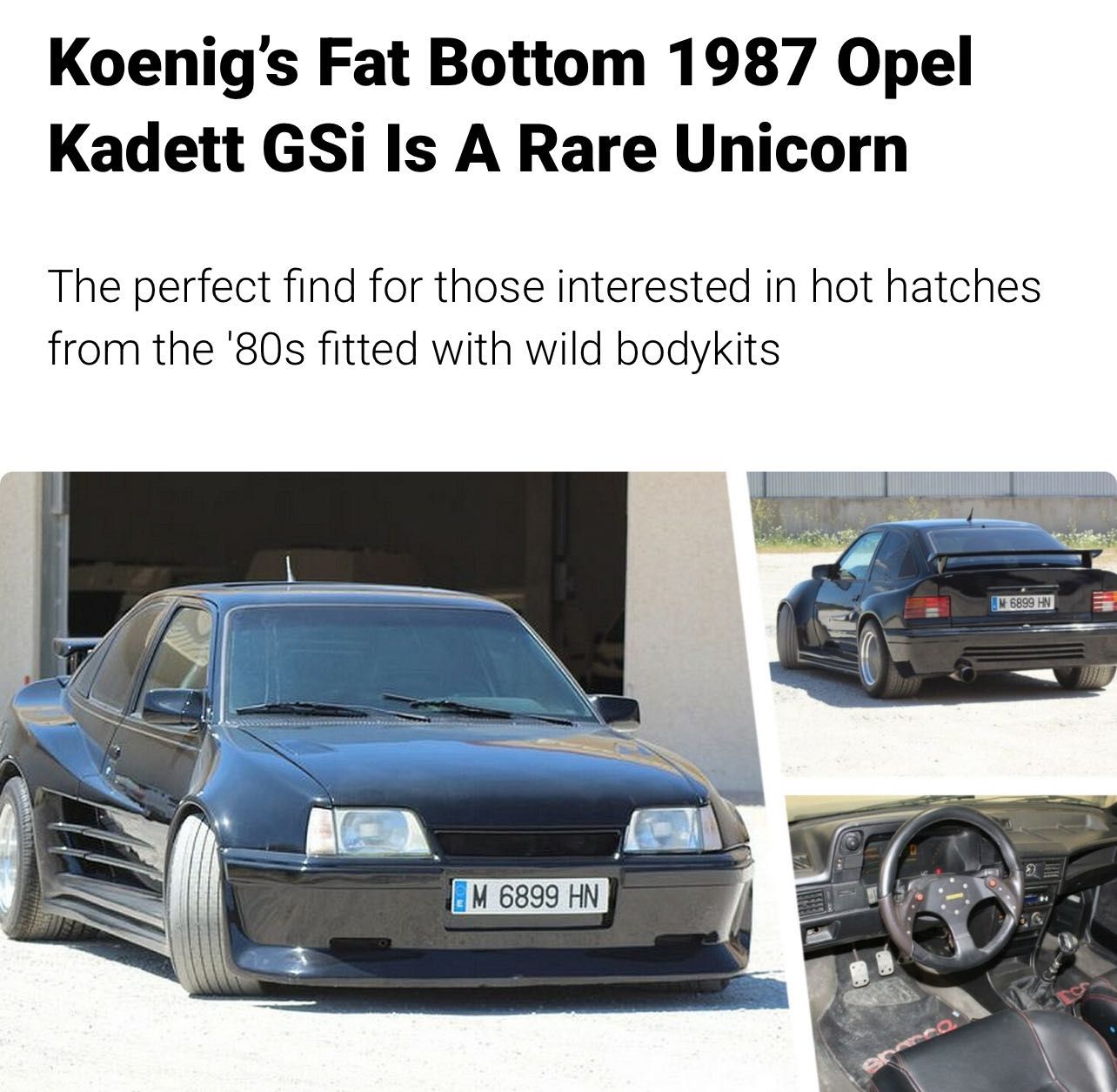 Opel Kadett GSI Koenig