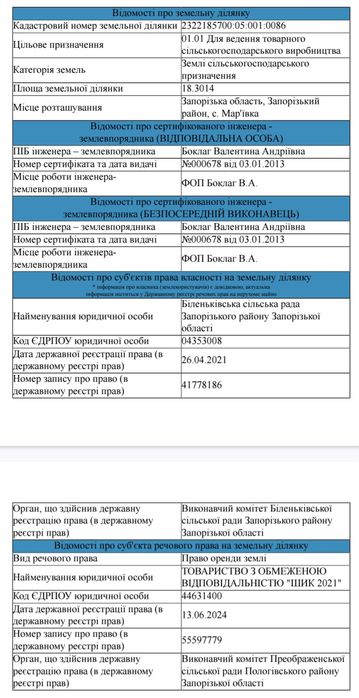 Земельна ділянка