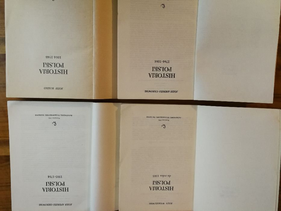 Historia Polski 4 tomy