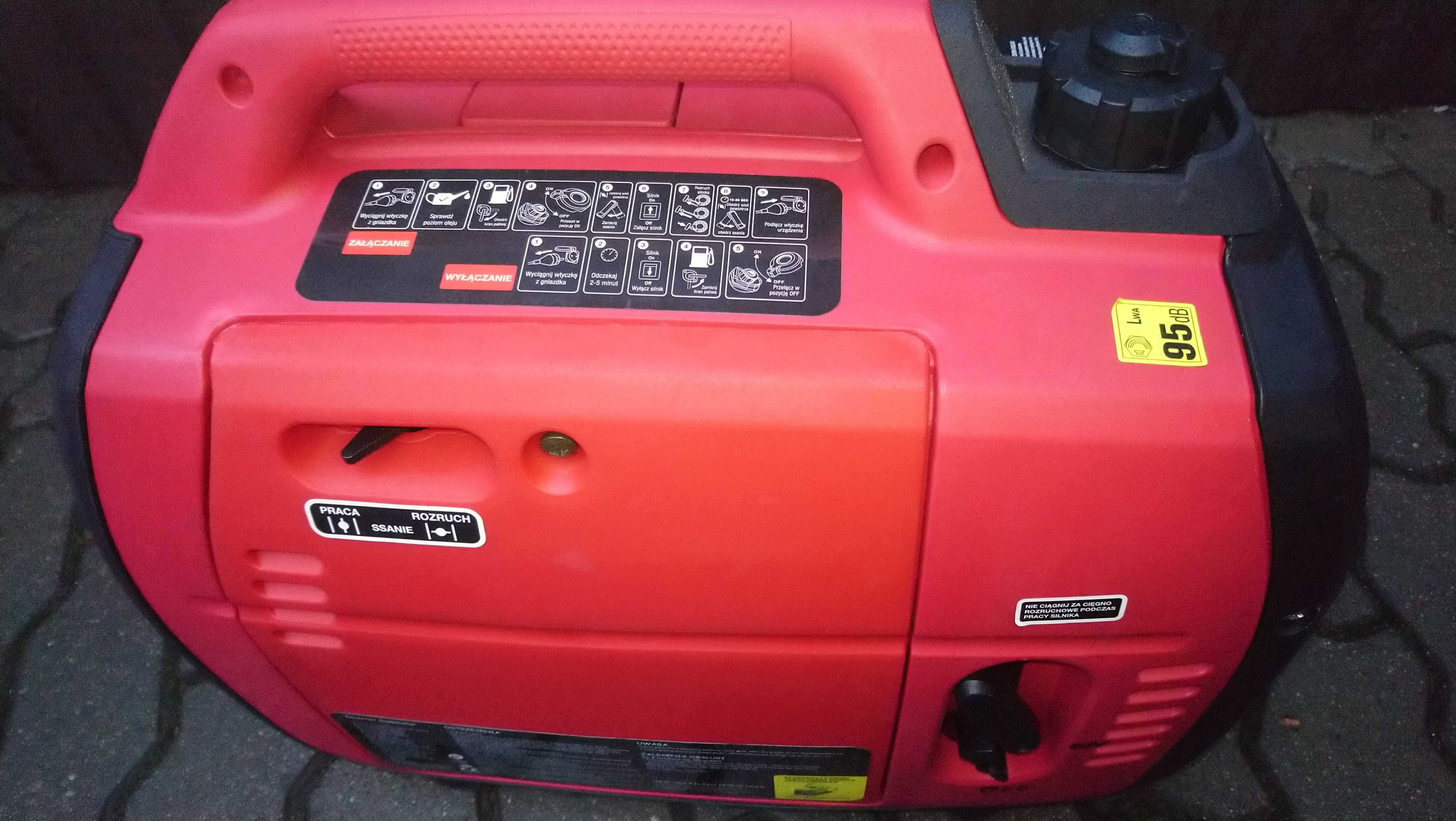Generator, agregat inwerterowy 2200/1800W do elektroniki, benzyna