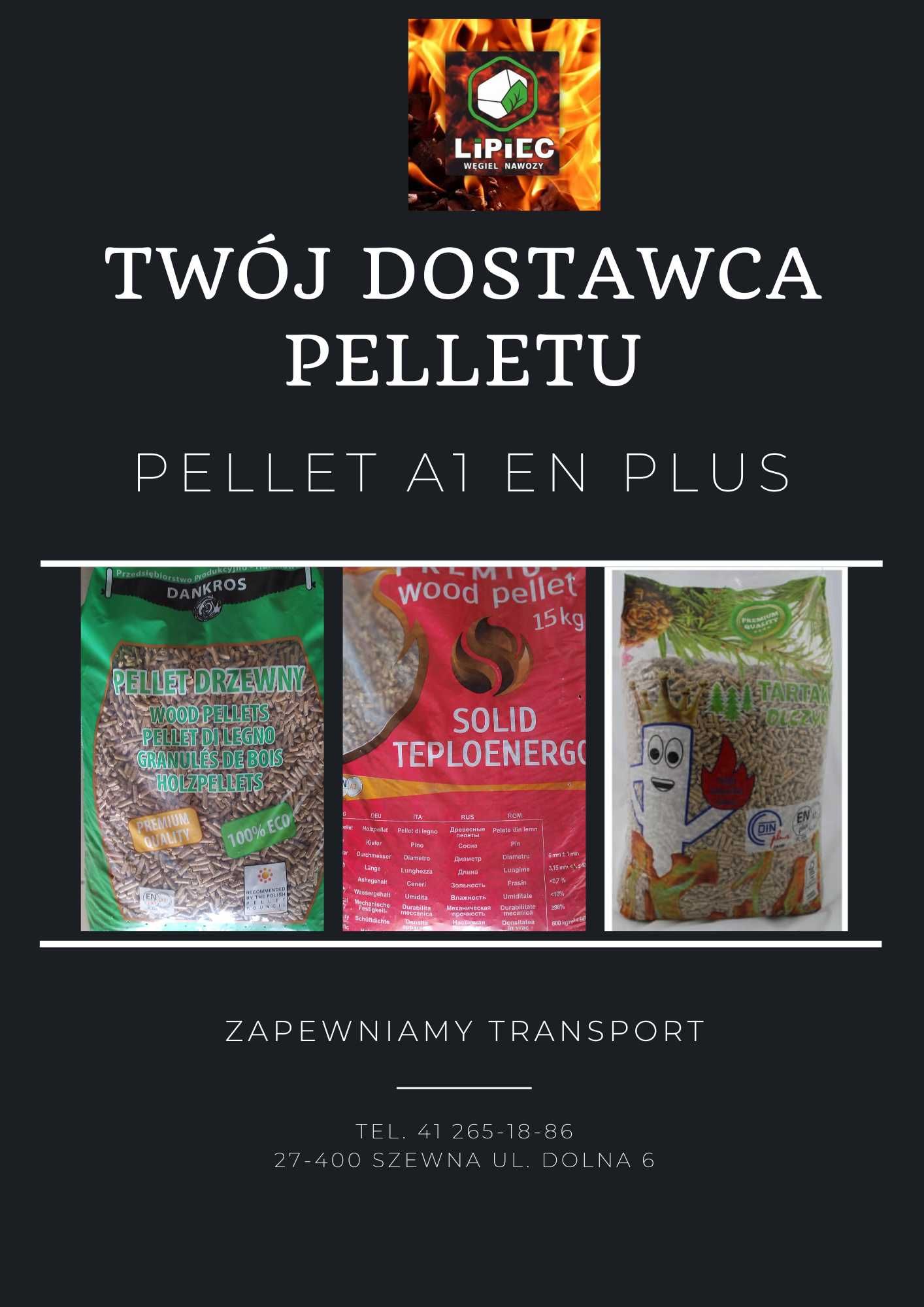 węgiel pellet ekogroszek OLCZYK DANKROS