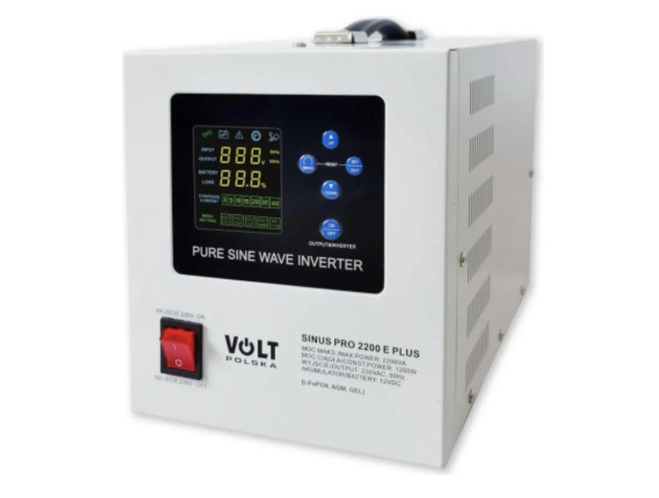 Гібридний ДБЖ/інвертор VOLT POLSKA SINUS PRO 2200 E PLUS (3SPM22012M)
