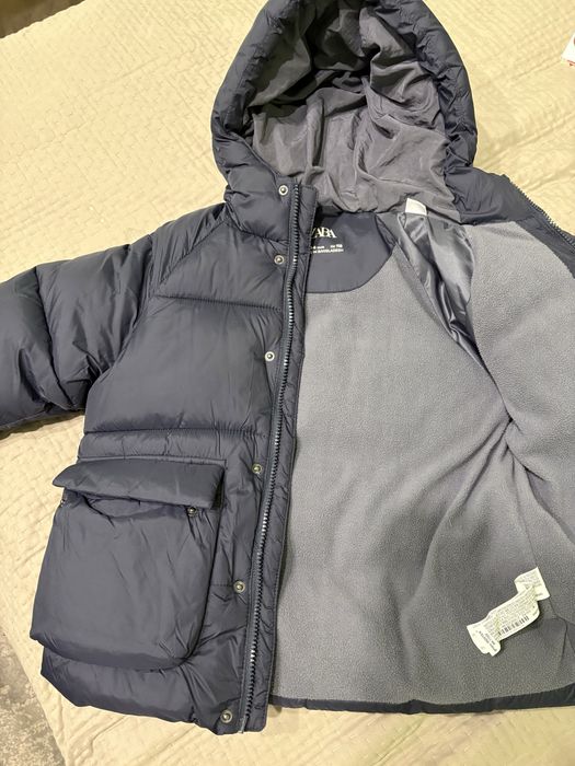 Куртка Зимова курточка,пуховик пуфер zara 5-6 116