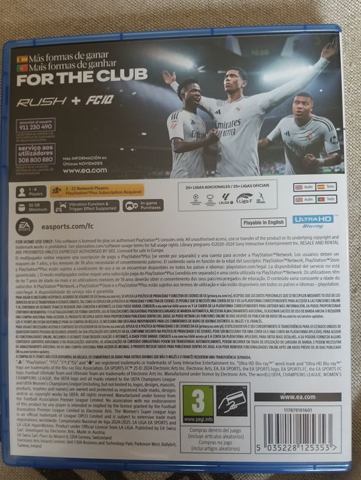Jogo FC25 para a PS5