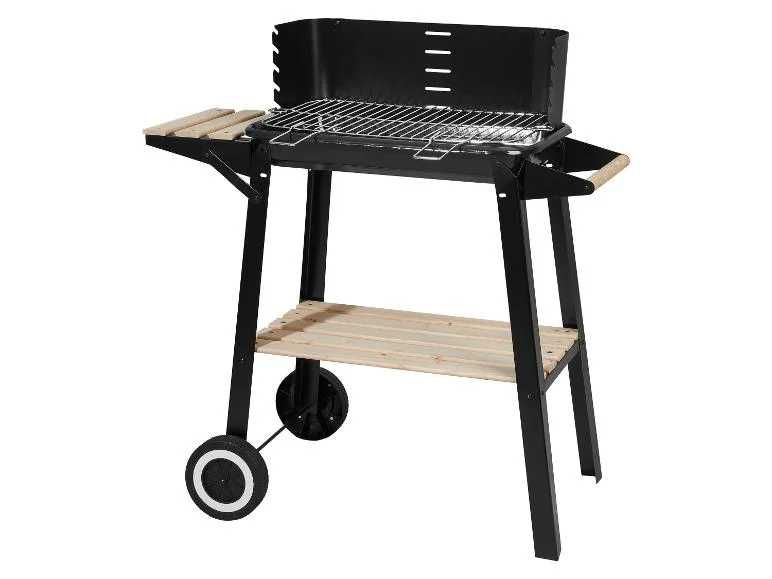 GRILL WĘGLOWY OGRODOWY na kółkach Rożen gril do ogrodu NOWY BBQ