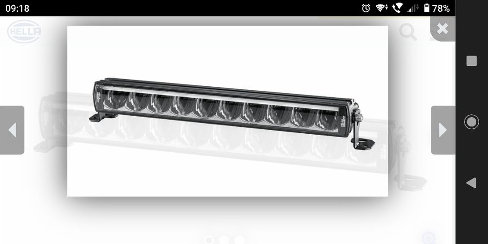Lampa LED hella valuefit 480