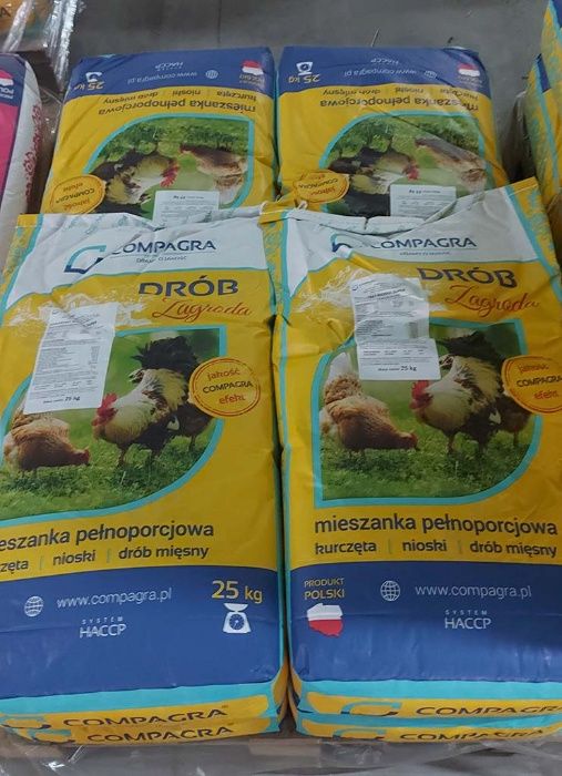 Pasze dla drobiu kur indyków gęsi Koncentrat Nioska Super Compagra