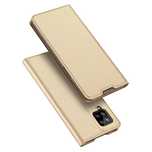 Etui DUX DUCIS Skin Pro z klapką do Samsung Galaxy A42/5G złoty