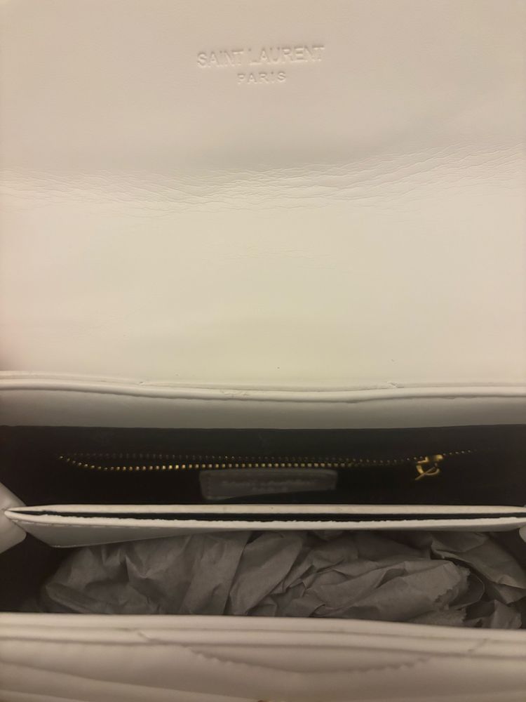 Torebka ysl loulou mini biała