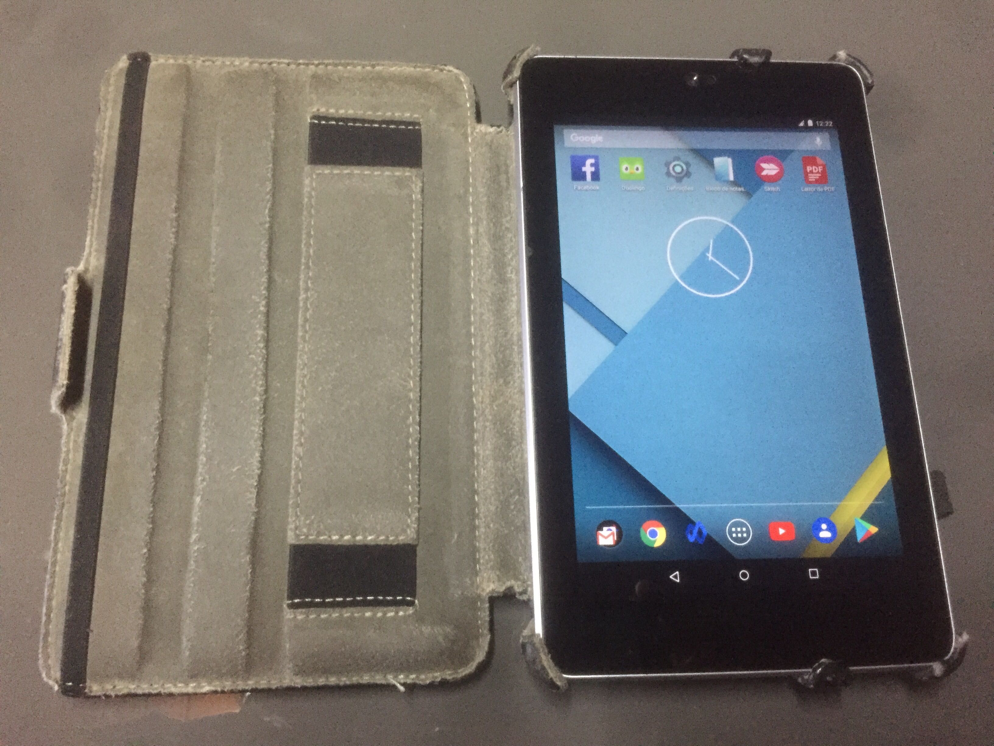 Tablet nexus 7 32GB com 2 capas e película