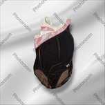 Body artystyczne sportowe welur cyrkonie 158/164 cm L