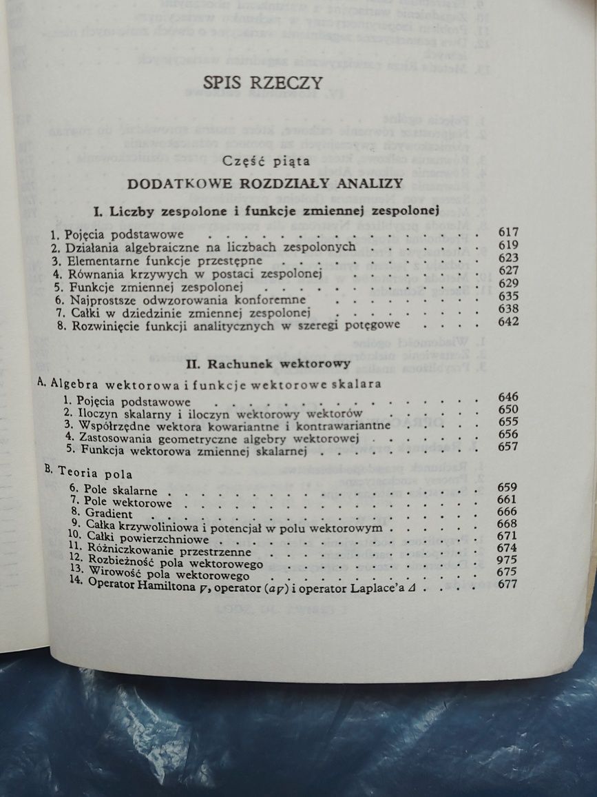 Książka Matematyka poradnik Encyklopedyczny 1990r