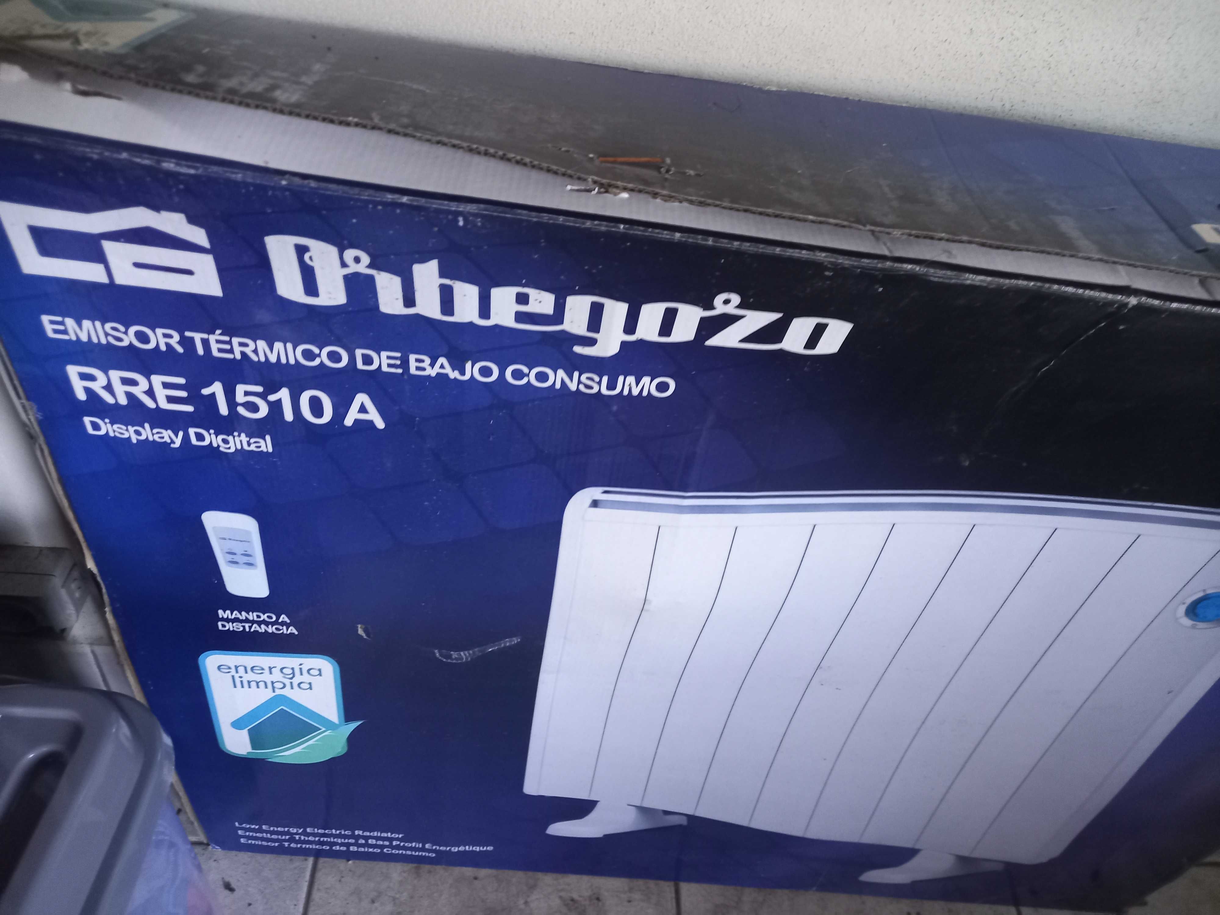 Aquecedor Emissor Térmico Digital  c/ Comando - ORBEGOZO - RRE1510