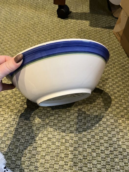 Ręcznie malowana włoska misa Claudio Bernini