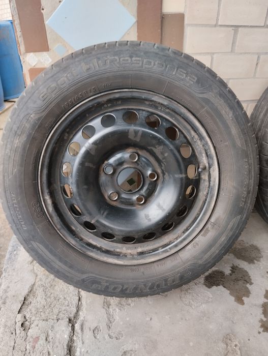 Диски з резиною R15 , розболтовка 5×112 , винос 47