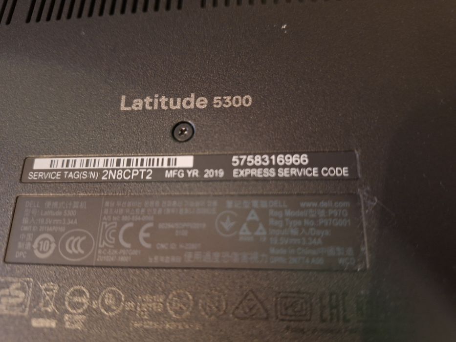 Dell Latitude 5300 13,3" i5 16/512GB nowa bateria+klawiatura PL