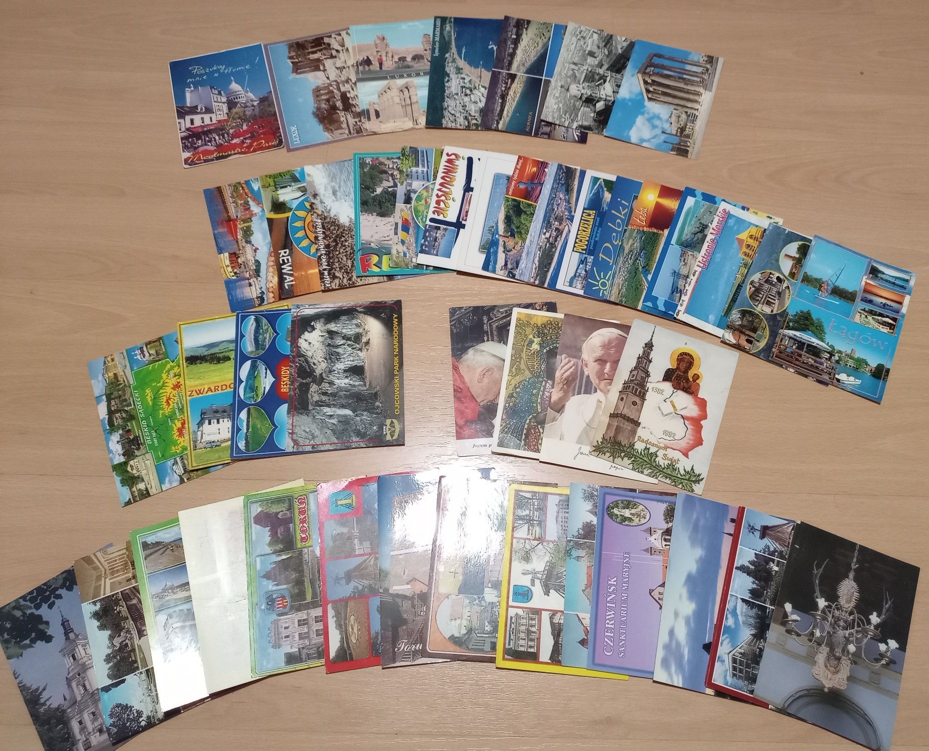 Pocztówki PRL kartki świąteczne imieninowe okazjonalne '80 '90