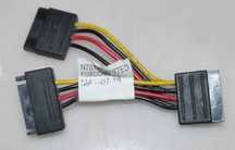 3x Adapter Rozgałęźnik kabel zasilania SATA 15 pin