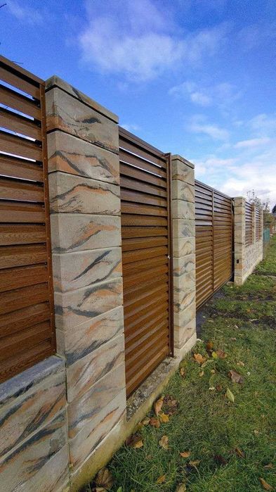 Модульні/бетонні блоки для паркану/забору купити Львів та область