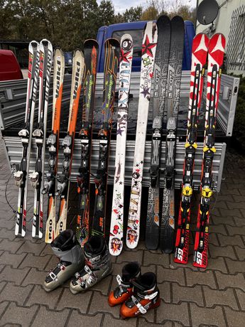 Różne narty sprzedam całość