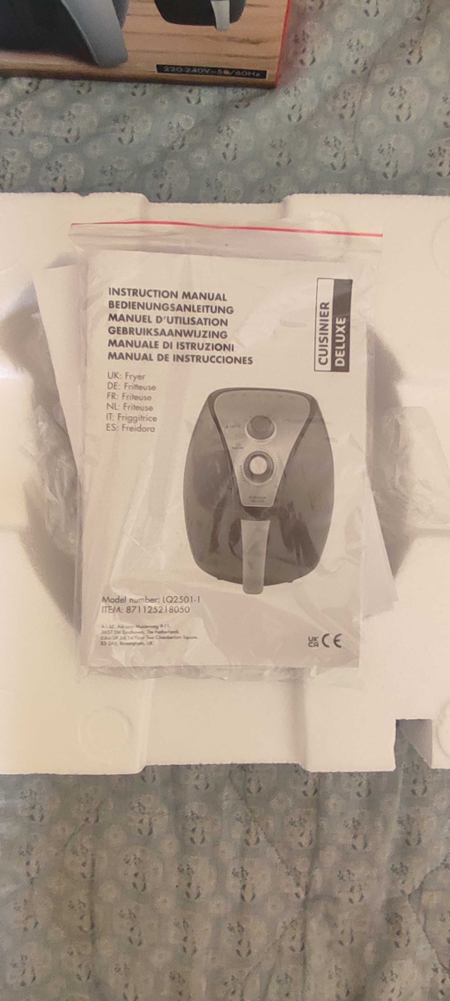 Fritadeira Ar Quente Cuisinier Deluxe Como Nova