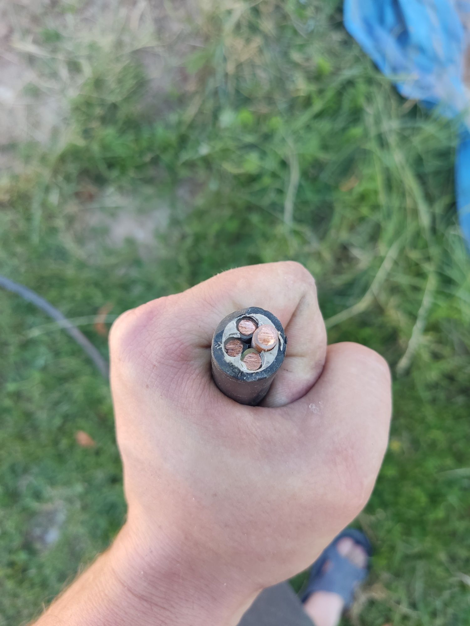 Kabel ziemny 4x 10 miedziany ykyżo elpar 8m