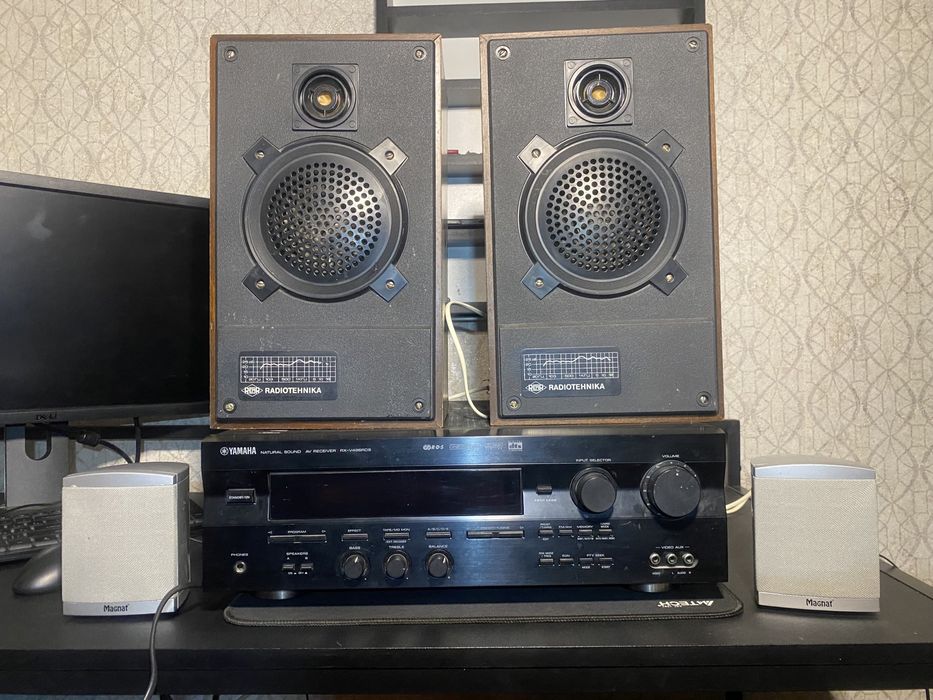 Yamaha Radiotehnika Magnat Усилитель и колонки