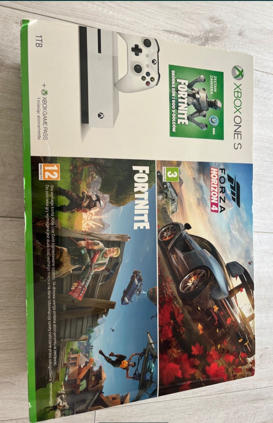 XBox One S 4K 1 TB Napęd BlueRay + Pad (Jak Nowa)