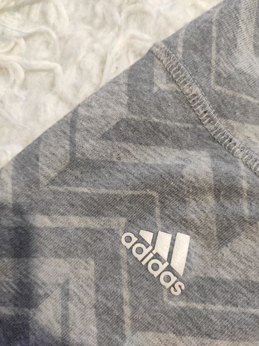 Spodnie dresy legginsy Adidas rozmiar S szare