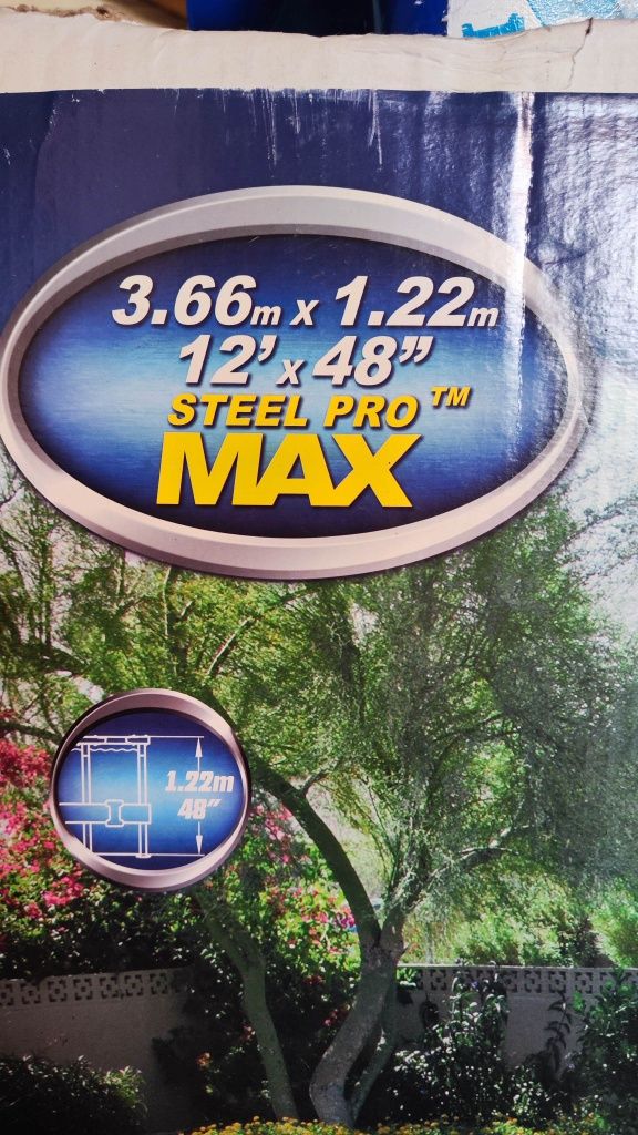 Basen ogrodowy okrągły Bestway Steel pro max 366cm x 122cm