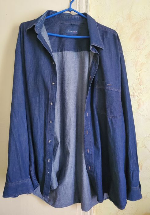 Рубашка джинсовая мужская