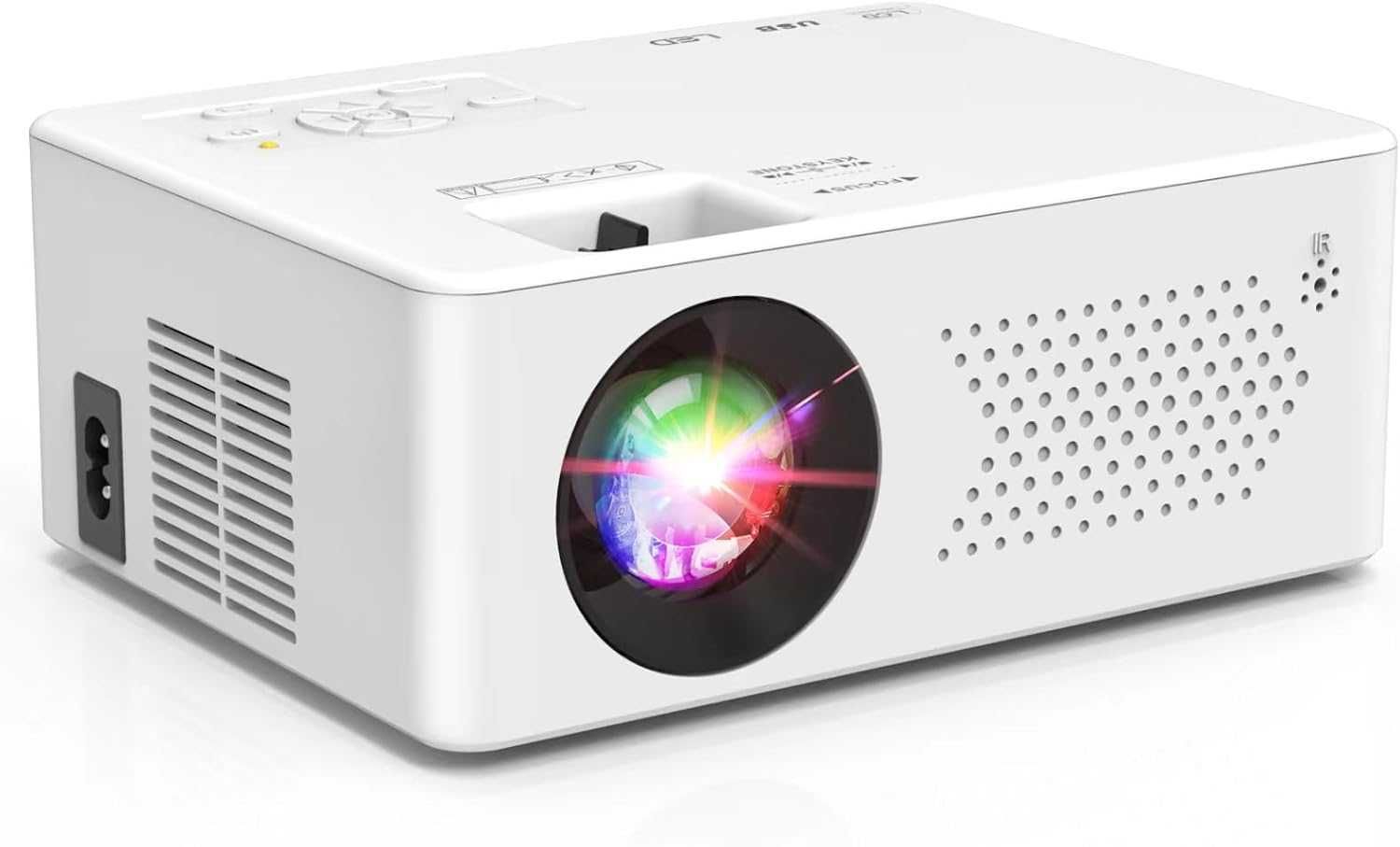 PURSHE Mini projetor de 7500L