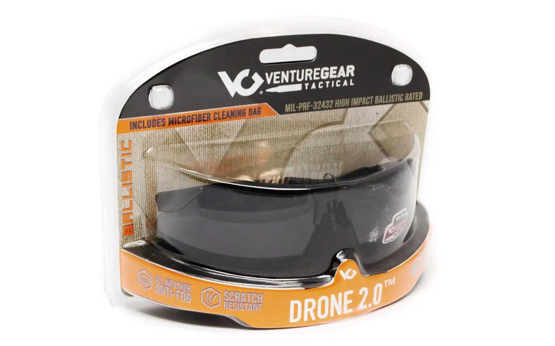 Захисні стрілецькі окуляри Venture Gear Tactical Drone 2.0 Anti-Fog