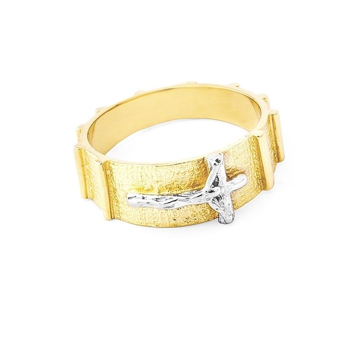 Złoty Pierścionek Różaniec Nataliebizu